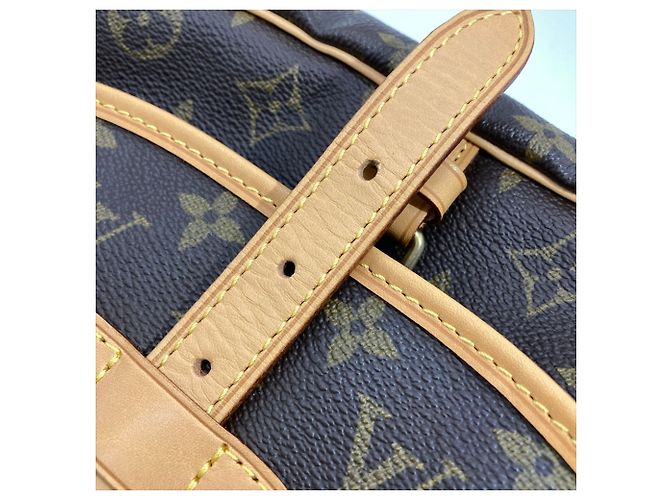 Borsa a tracolla Louis Vuitton Saumur 30 Marrone - vista 15