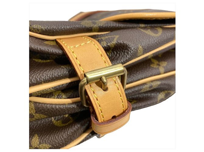 Borsa a tracolla Louis Vuitton Saumur 30 Marrone - vista 9