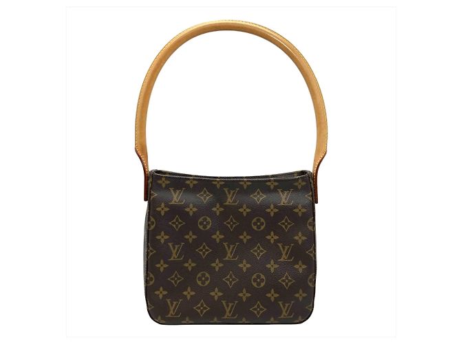 Borsa a mano Louis Vuitton Looping MM Marrone - vista 2