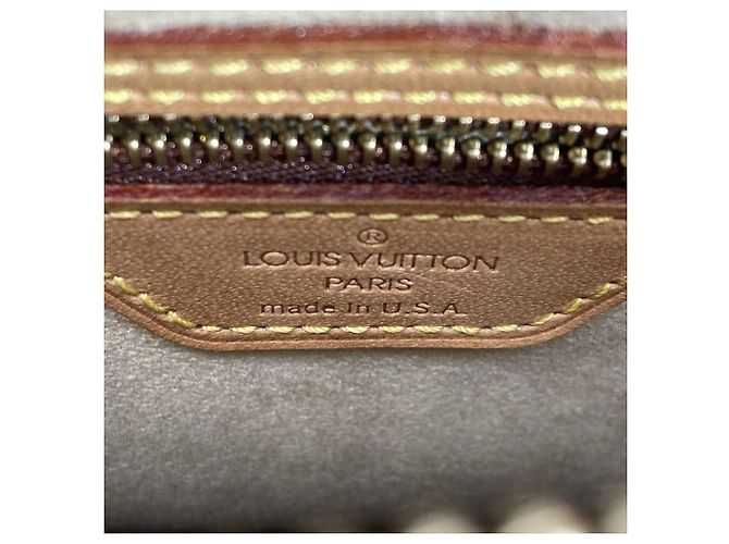 Borsa a mano Louis Vuitton Looping MM Marrone - vista 5