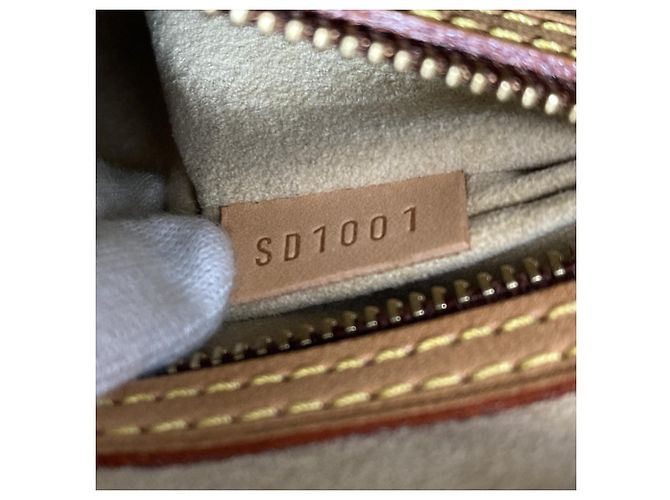 Borsa a mano Louis Vuitton Looping MM Marrone - vista 6