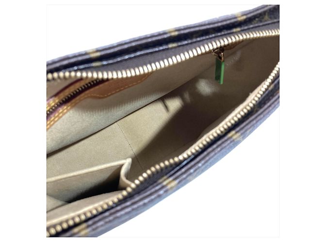 Borsa a mano Louis Vuitton Looping MM Marrone - vista 7