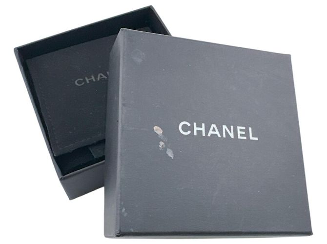 Spilla Chanel nera placcata oro Nero - vista 10