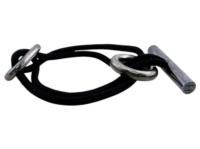 Hermès Bracciale HERMES Skipper Chaine d'Ancre Nero Argento - vista 4