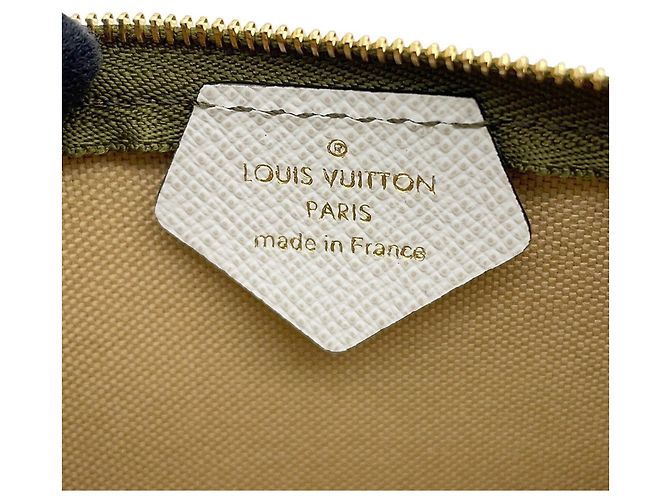 Louis Vuitton Monogram Giant Mini Pochette Accessoires Beige Khaki - Ansicht 10
