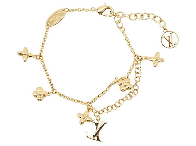 Bracciale con ciondoli in oro Louis Vuitton D'oro - vista 3