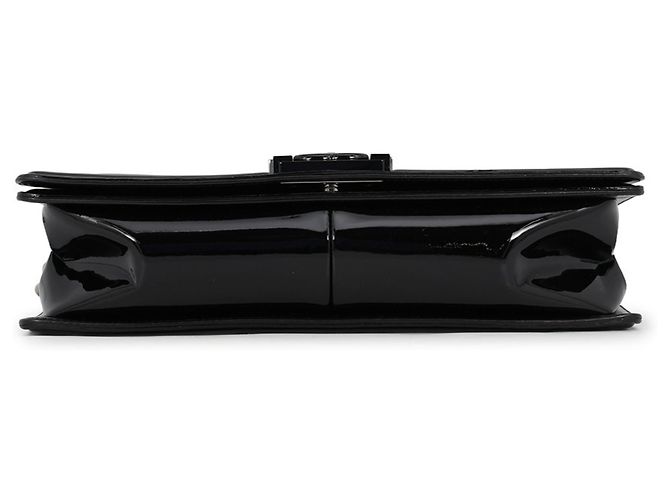 Boy Borsa a tracolla Chanel Black Matelassé con catena Nero - vista 3