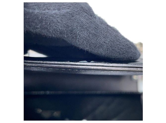 Boy Borsa a tracolla Chanel Black Matelassé con catena Nero - vista 8
