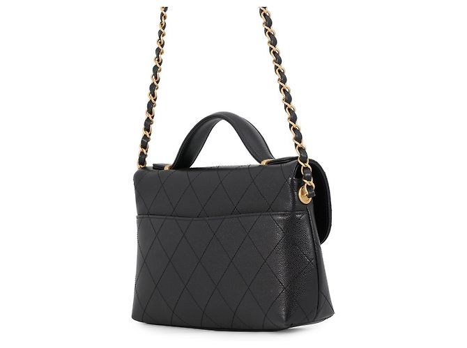 Borsa a tracolla con catena Chanel Matelassé Nero - vista 2