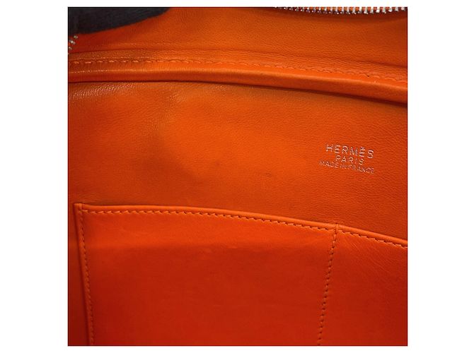 Hermès Hermes Plume Elan 28 Handtasche Orange - Ansicht 10