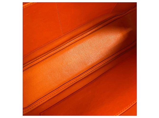 Hermès Hermes Plume Elan 28 Handtasche Orange - Ansicht 11