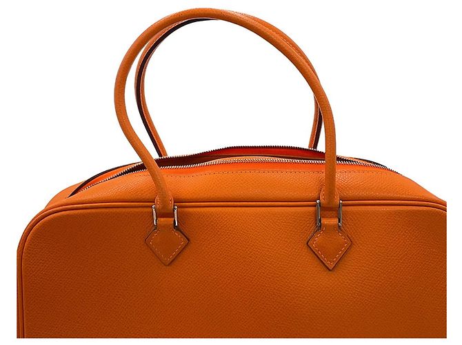 Hermès Hermes Plume Elan 28 Handtasche Orange - Ansicht 12