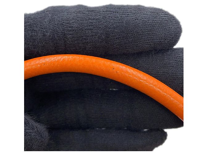 Hermès Hermes Plume Elan 28 Handtasche Orange - Ansicht 13