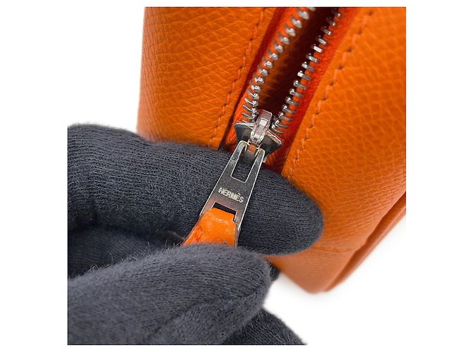 Hermès Hermes Plume Elan 28 Handtasche Orange - Ansicht 15