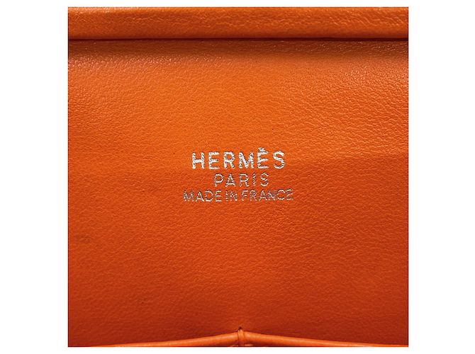Hermès Hermes Plume Elan 28 Handtasche Orange - Ansicht 16
