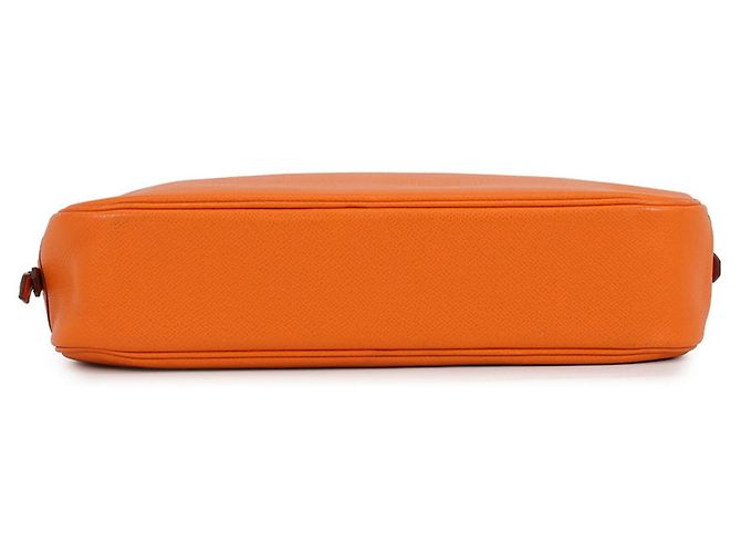 Hermès Hermes Plume Elan 28 Handtasche Orange - Ansicht 3