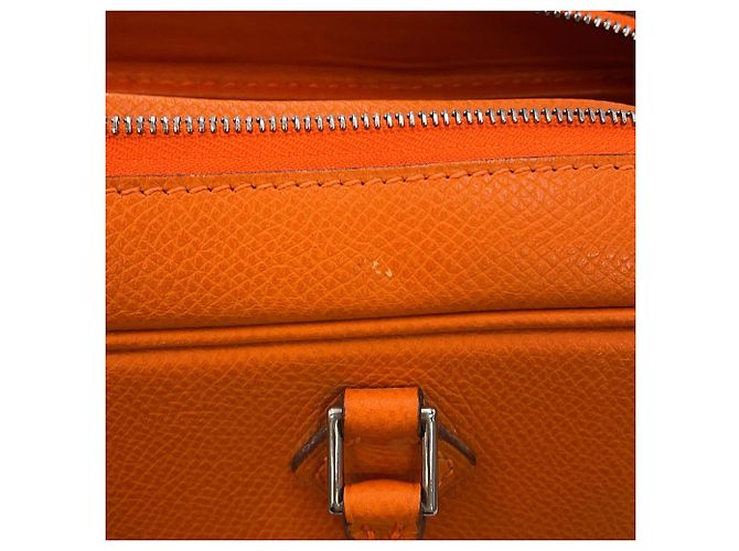 Hermès Hermes Plume Elan 28 Handtasche Orange - Ansicht 6