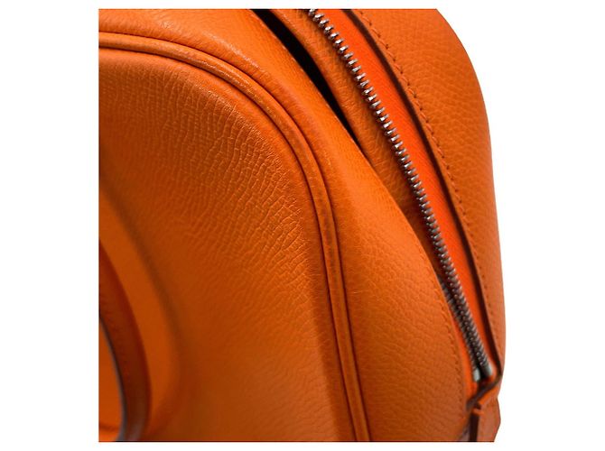 Hermès Hermes Plume Elan 28 Handtasche Orange - Ansicht 8