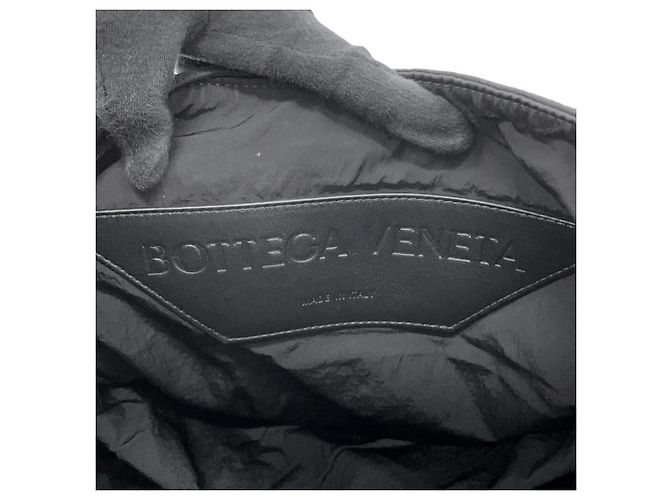 Borsa a tracolla Bottega Veneta Intrecciato Nero - vista 14