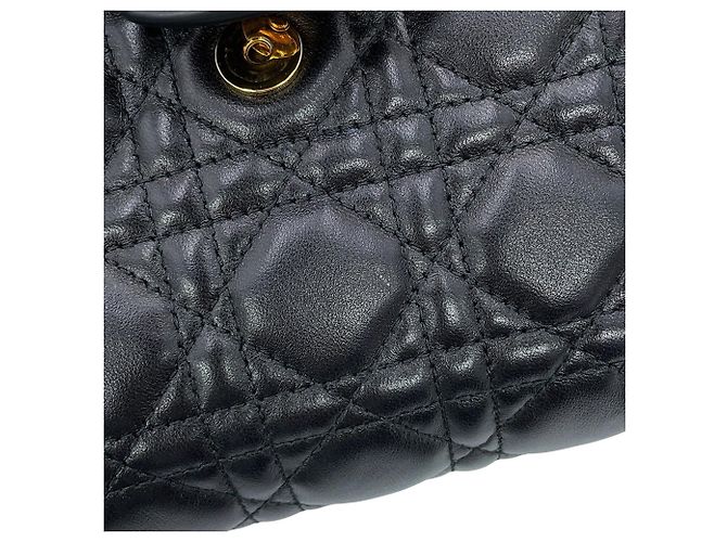 Borsa Christian Dior Cannage Jolie Mini Nero - vista 10
