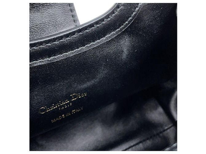Borsa Christian Dior Cannage Jolie Mini Nero - vista 11