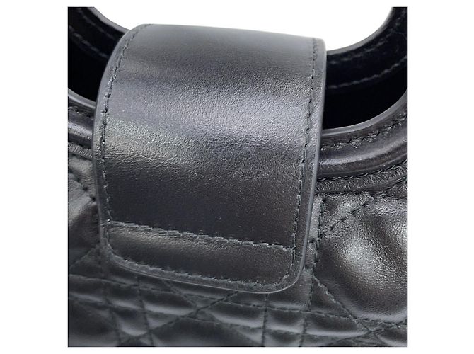 Borsa Christian Dior Cannage Jolie Mini Nero - vista 8
