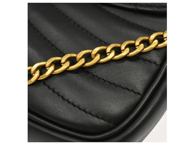 Louis Vuitton New Wave Chain Quilted Leather PM Preto - vista 6