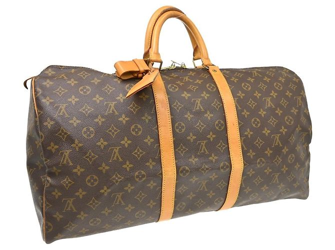 Louis Vuitton Keepall Monogram 55 Marrone - vista 2