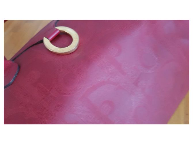 Christian Dior Monogram Duffle Bag Red - view 11