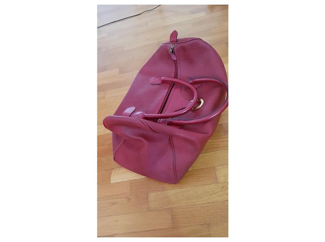 Christian Dior Monogram Duffle Bag Red - view 4