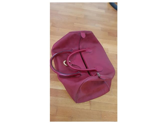 Christian Dior Monogram Duffle Bag Red - view 5