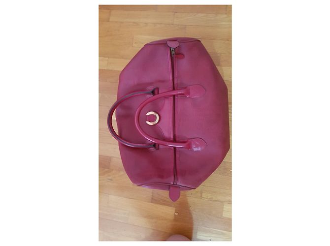 Christian Dior Monogram Duffle Bag Red - view 6