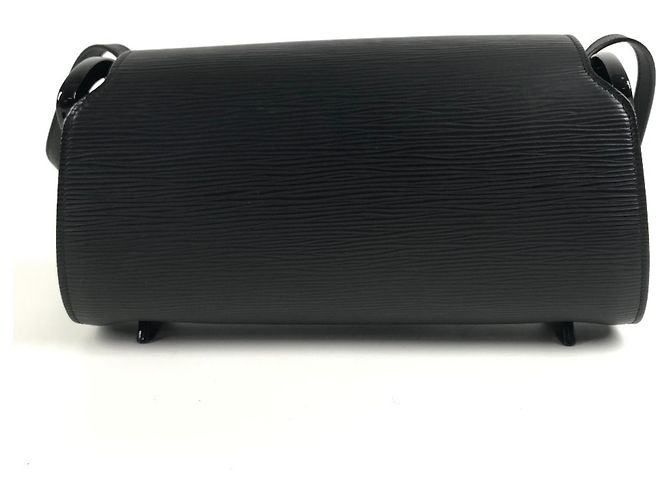 Borsa a tracolla con patta Louis Vuitton Epi Nocturne PM Nero - vista 10