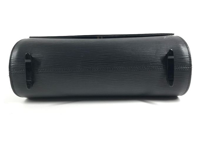 Borsa a tracolla con patta Louis Vuitton Epi Nocturne PM Nero - vista 13