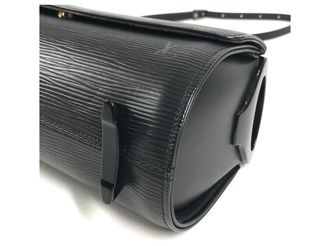Borsa a tracolla con patta Louis Vuitton Epi Nocturne PM Nero - vista 14