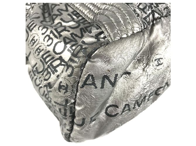 Borsa Chanel Unlimited CC Coco Mark Logo Nero Argento - vista 7