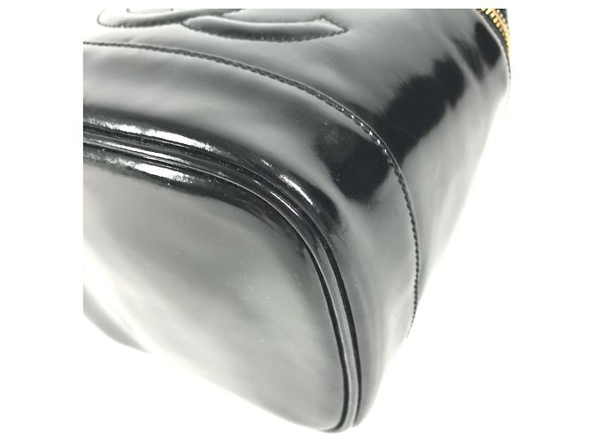 Borsa Vanity Chanel A01998 CC Coco Mark Logo Nero - vista 6