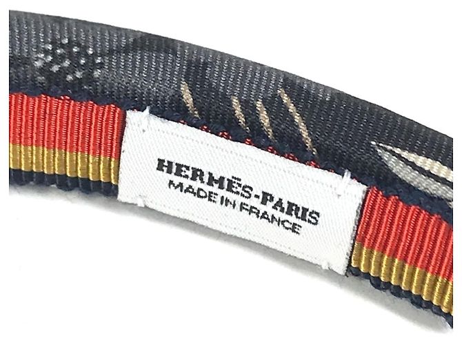 Hermès Hermes Alice Haarband aus schwarzer Seide - Ansicht 6