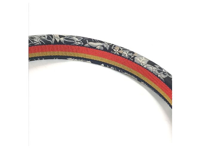 Hermès Hermes Alice Haarband aus schwarzer Seide - Ansicht 7