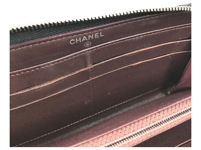 Cartera larga Chanel Matelasse de piel negra Negro - vista 15