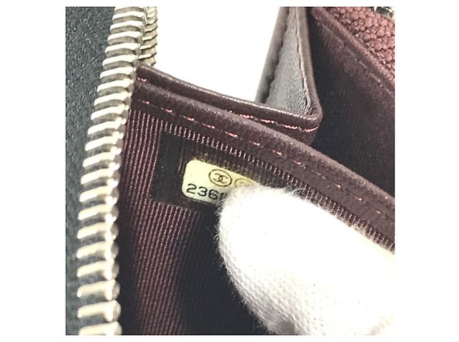 Cartera larga Chanel Matelasse de piel negra Negro - vista 16