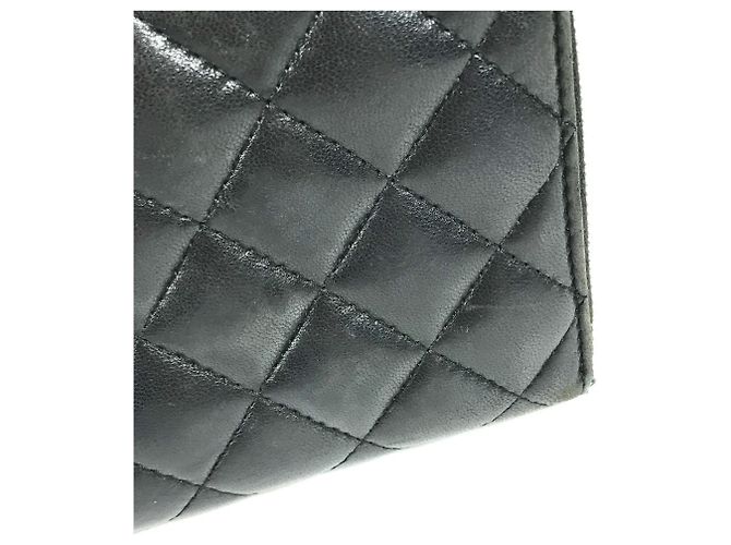 Cartera larga Chanel Matelasse de piel negra Negro - vista 17