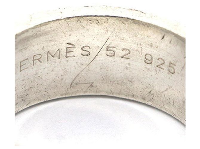 Hermès Anello Hermes Kelly in argento sterling e oro giallo D'oro - vista 3