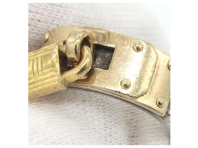 Hermès Anello Hermes Kelly in argento sterling e oro giallo D'oro - vista 5