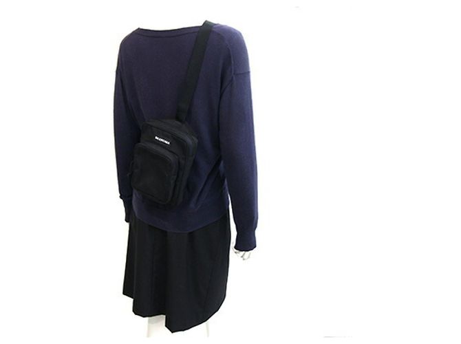 Borsa a tracolla Balenciaga Explorer Nero - vista 6