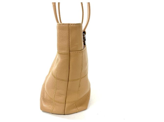 Borsa Tote Chanel Wild Stitch Beige - vista 2