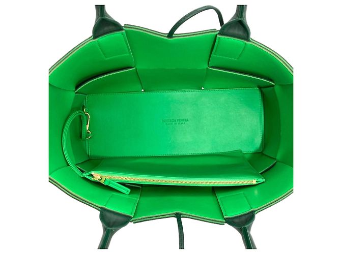 Borsa Tote Arco Piccola Bottega Veneta Verde - vista 6
