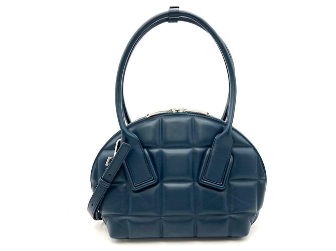 Bottega Veneta Borsa a tracolla The Swoop Blu navy - vista 3