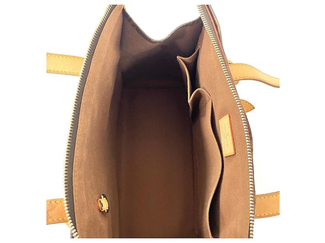 Borsa Tote Louis Vuitton Popincourt O Marrone - vista 7