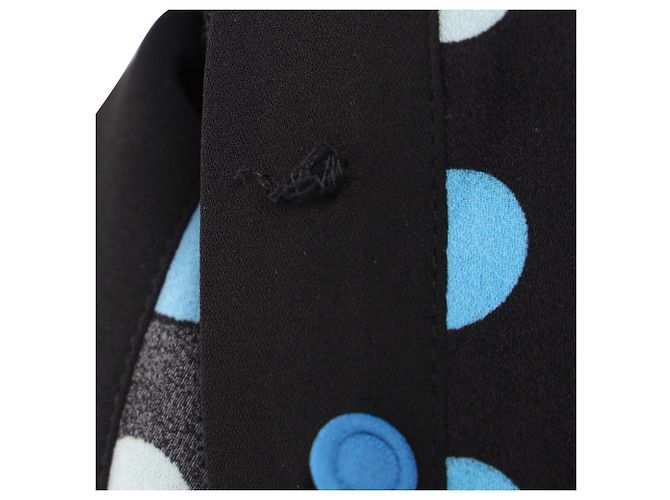 Diane Von Furstenberg Joshua Maxikleid mit Blumenprint aus blauem Polyester - Ansicht 9